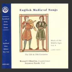 Lyrichord Early Music Series - Music of the Middle Ages, Vol. 5: English Medieval Songs (Oberlin, Barab)