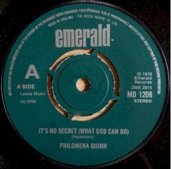 It's No Secret (What God Can Do)