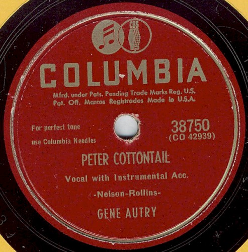 Peter Cottontail / The Funny Little Bunny