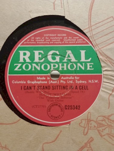 I Can’t Sitting in a Cell / Gambling Polka Dot Blues