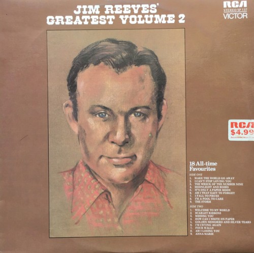 Jim Reeves’ Greatest, Volume 2