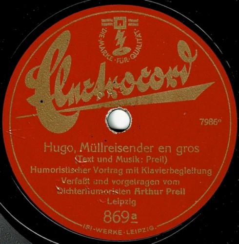 Hugo, Müllreisender en Gros / Gelegenheitsmaurer Seltenschweiß
