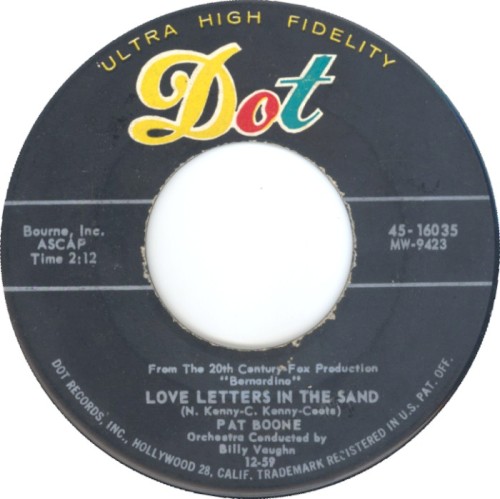 Love Letters in the Sand / A Wonderful Time Up There