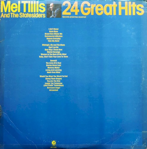 24 Great Hits by Mel Tillis and the Statesiders