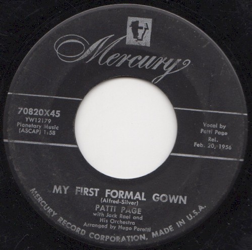My First Formal Gown / Too Young to Go Steady
