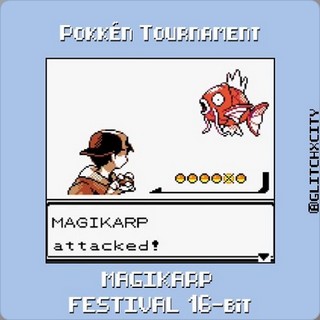pokkén tournament magikarp festival remix but it's kinda 16-bit