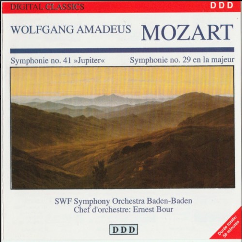 Symphony no. 41 "Jupiter" / Symphony no. 29