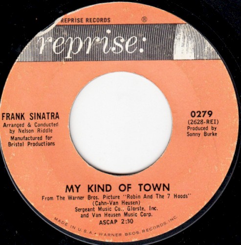 My Kind of Town / I Like to Lead When I Dance
