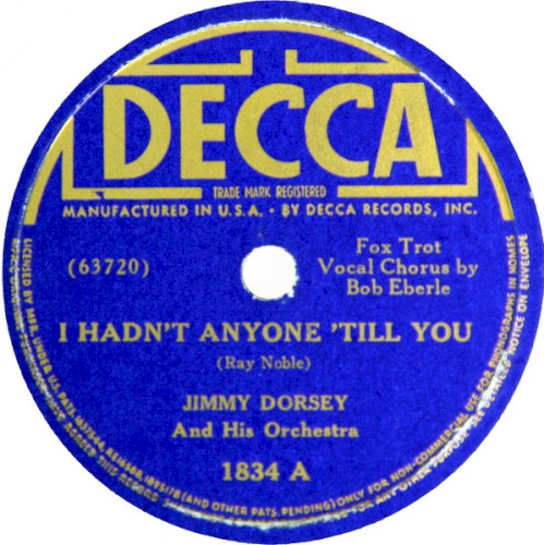 I Hadn't Anyone 'Till You / There's a Far Away Look in Your Eye