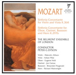 Sinfonia Concertante for Violin and Viola, K. 364 / Sinfonia Concertante for Oboe, Clarinet, Bassoon and Horn, K. 297b