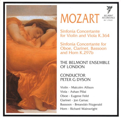 Sinfonia Concertante for Violin and Viola, K. 364 / Sinfonia Concertante for Oboe, Clarinet, Bassoon and Horn, K. 297b