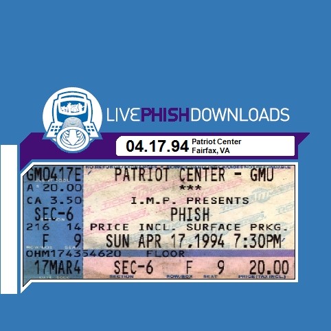 1994-04-17: Patriot Center, George Mason University, Fairfax, VA, USA