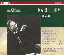 The Early Years: Requiem, K. 626 / Symphonies K. 184, K. 318, K. 543, K. 550, K. 551