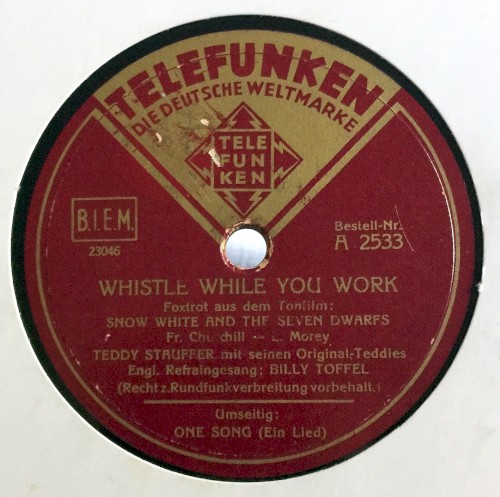 Whistle While You Work / One Song