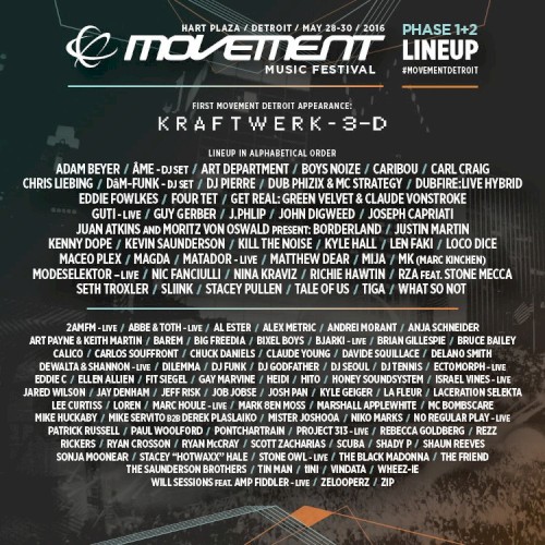 2016‐05‐28: Detroit, Hart Plaza, Movement Festival