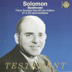 Piano Sonatas Nos. 26 Les Adieux, 27 & 29 Hammerklavier
