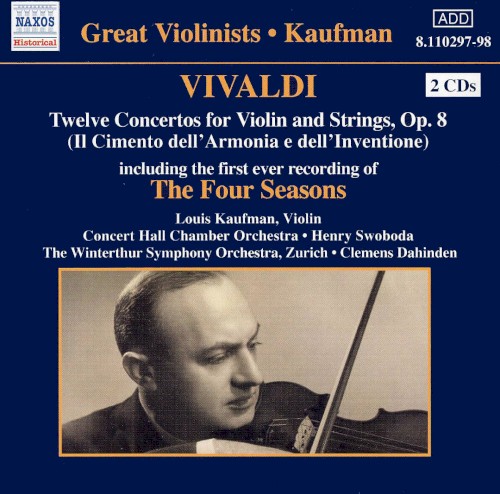 Twelve Concertos for Violin and Strings, op. 8 (Il Cimento dell’Armonia e dell’Inventione)