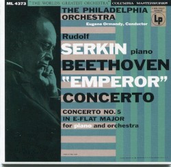 Piano Concerto no. 5, op. 73, in E-flat "Emperor"