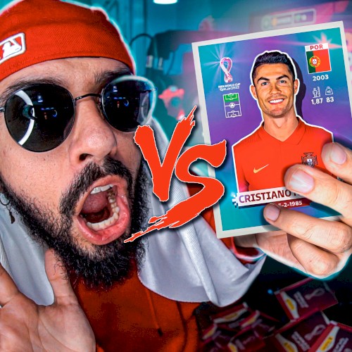 Figurinha do Cristiano Ronaldo Vs. Mussoumano - Batalha de Rap