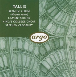 Spem in Alium - Lamentations