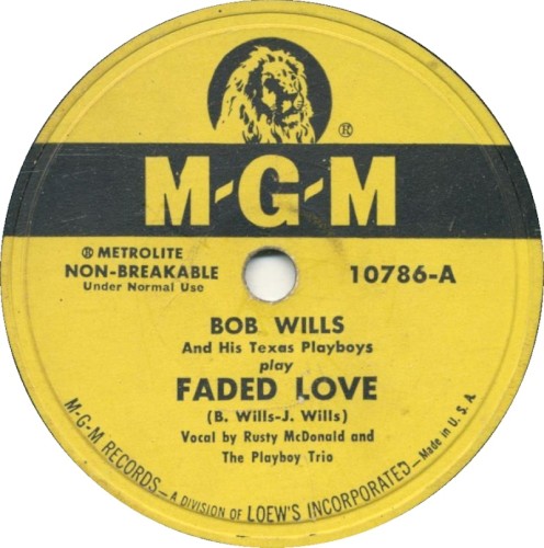 Faded Love / Boot Heel Drag