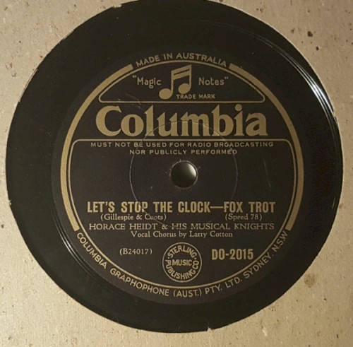 Let's Stop the Clock / You Grow Sweeter as the Years Go By