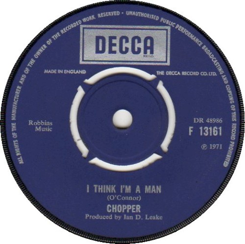 Singer Without A Song / I Think I'm A Man
