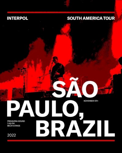 2022‐11‐05: Primavera Sound Festival, São Paulo, Brazil