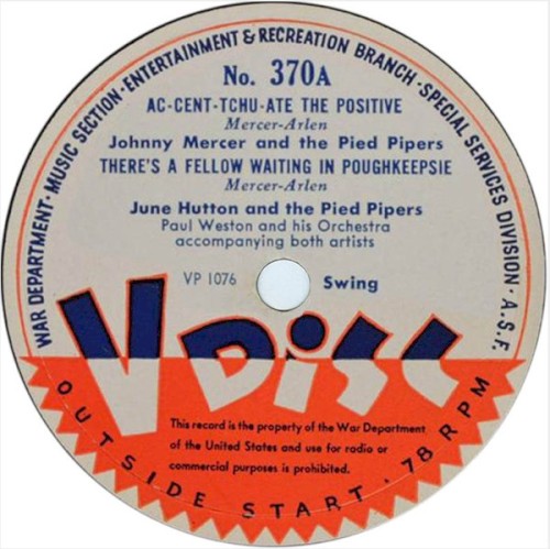 Ac‐Cent‐Tchu‐Ate the Positive / There’s a Fellow Waiting in Poughkeepsie / Walkin’ in the Light / Get on Board Little Chillun