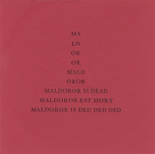 Maldoror Is Dead