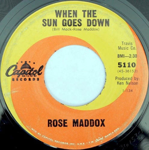 When the Sun Goes Down