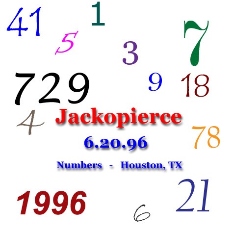 1996-06-20: Numbers, Houston, TX, USA