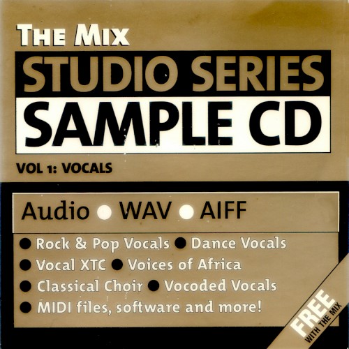 Studio Series Sample CD Vol 1: Vocals
