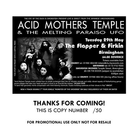Birmingham Flapper & Firkin May 29th 2001