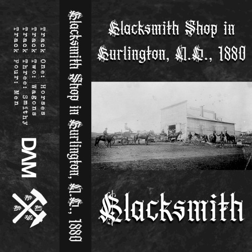 Blacksmith Shop in Burlington, N.D., 1880
