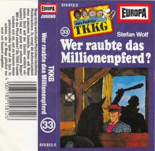 TKKG 33: Wer raubte das Millionenpferd?
