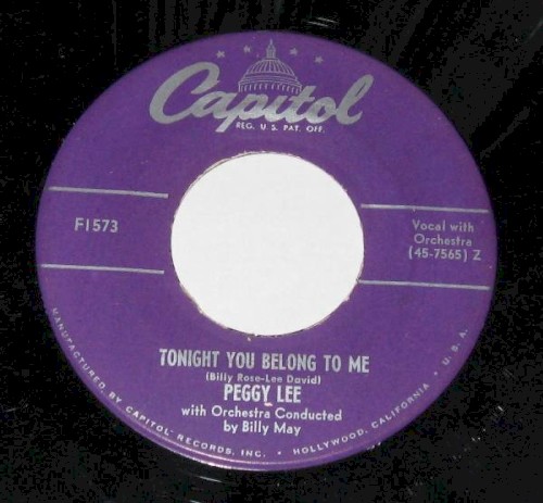 Tonight You Belong to Me / (When I Dance with You) I Get Ideas