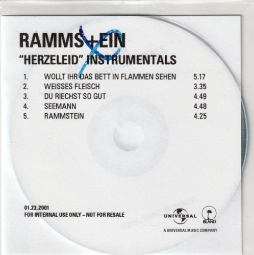 "Herzeleid" Instrumentals