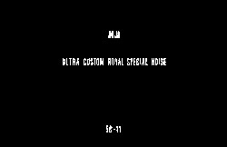 Ultra Custom Royal Special Noise
