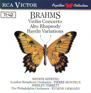 Violin Concerto, Alto Rhapsody, Haydn Variations