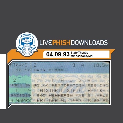 1993-04-09: State Theatre, Minneapolis, MN, USA