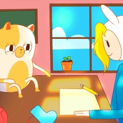 study with fionna and cake