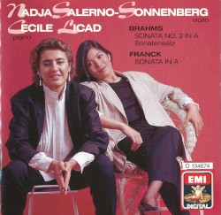 Brahms: Violin Sonata No. 2 in A major / Franck: Violin Sonata in A major