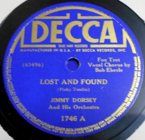 Lost and Found / I Can't Face the Music