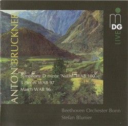 Symphony D minor "Nullte", WAB 100 / 3 Pieces, WAB 97 / March, WAB 96
