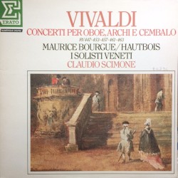 Concerti Per Oboe, Archi E Cembalo (RV 447 - 453 - 457 - 461 - 463)