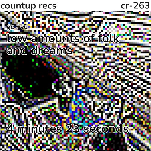 low amounts of folk and dreams