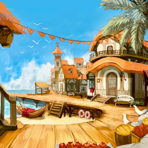 A Cafe by the Sea