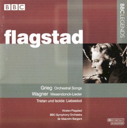 Grieg: Orchestral Songs / Wagner: Wesendonck Lieder