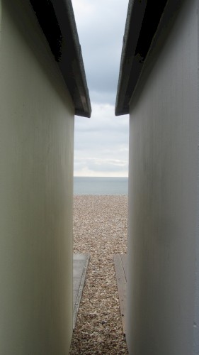 by sea